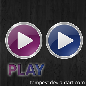 'Play' Media Player Icons