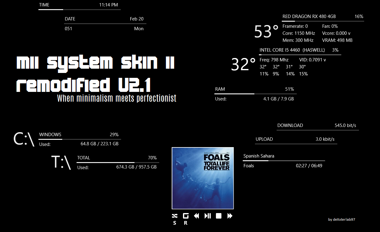 Mii System Skin ii Remodified v2.2.1
