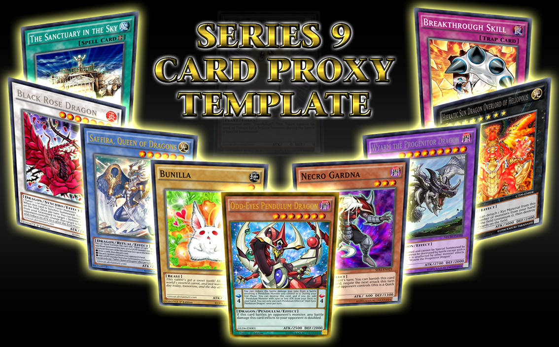 Series 9 Card Proxy Template by grezar on DeviantArt