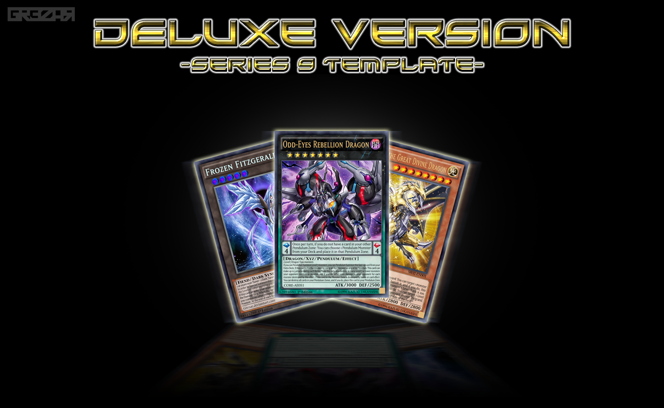 Series 9 Card Proxy Template - Deluxe Version