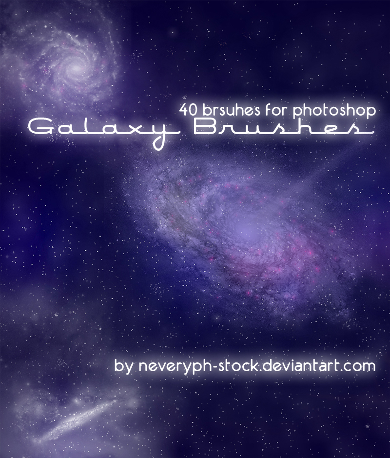 Galaxy Brushes by Neveryph-stock on DeviantArt