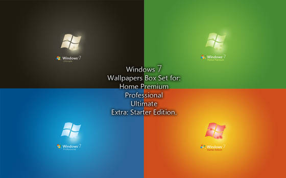 Windows 7 Box Set Wallpapers