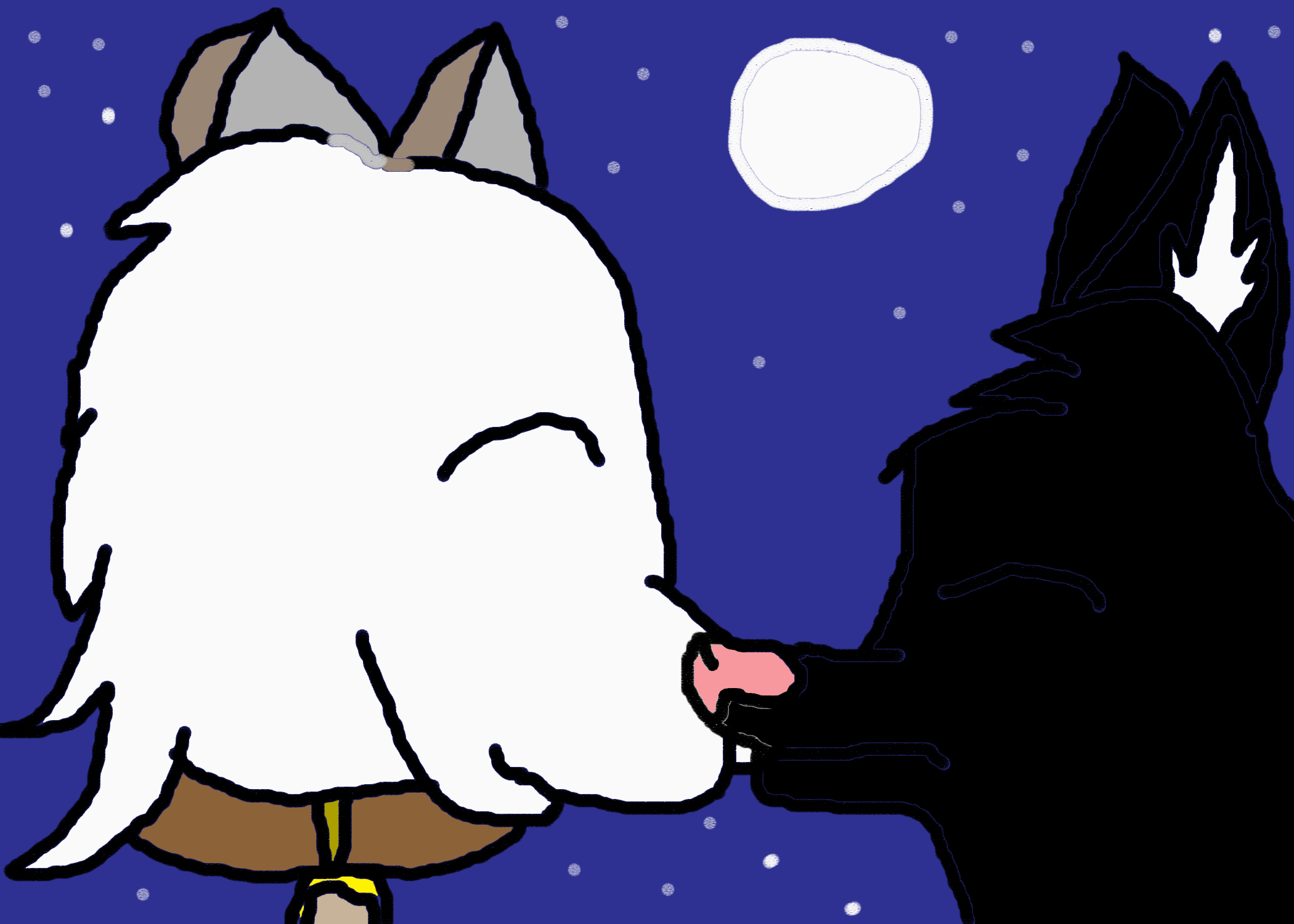 Allie and Sentinal kissing by grandslayer on DeviantArt