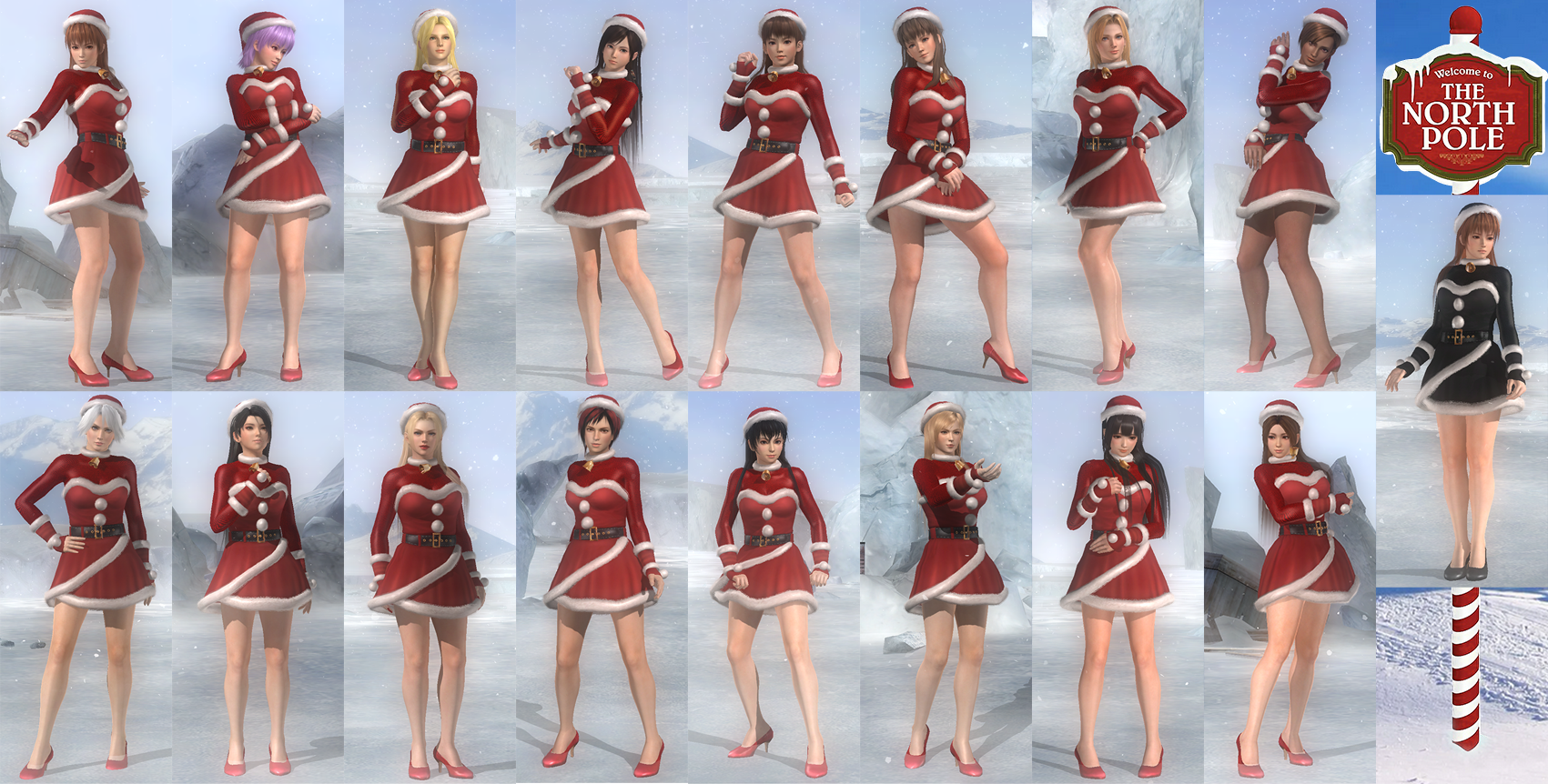 Miss Claus for Girls in Dead or Alive 5 Last Round by KyleKatarn1980 on ...