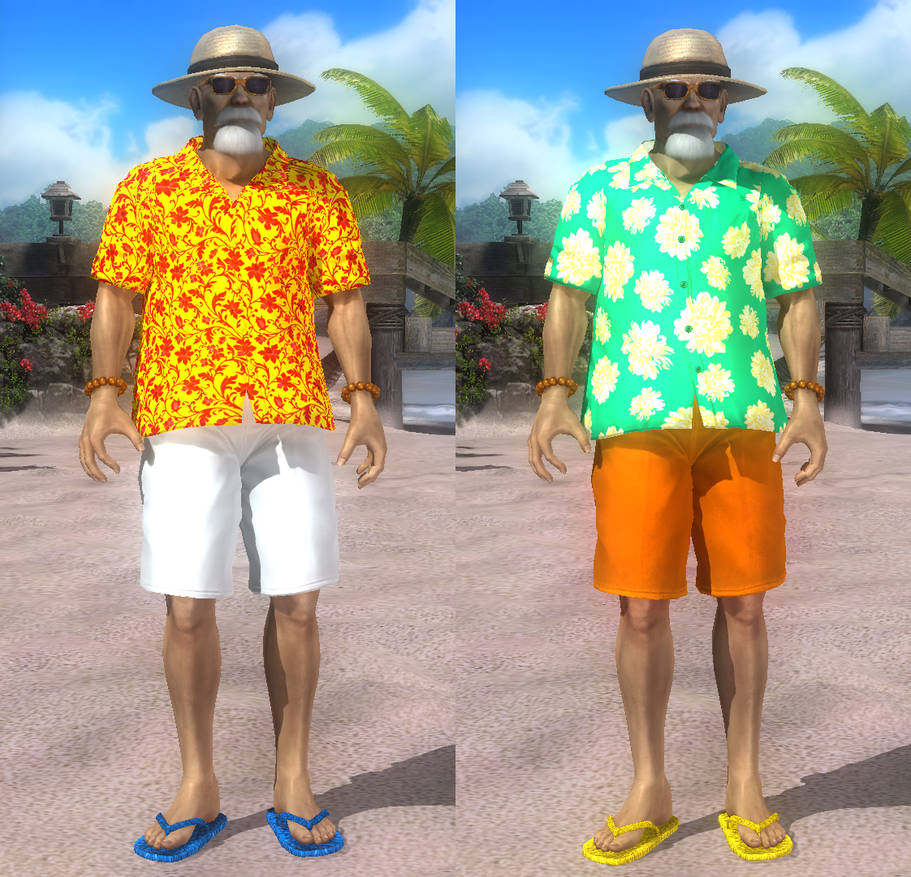 Gen Fu DOA1 Classic Vacation Outfits by KyleKatarn1980 on DeviantArt