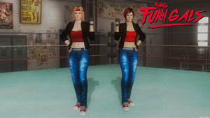 Kung Fury Gals in Dead or Alive 5