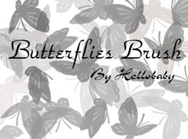 Butterflies Brush Set