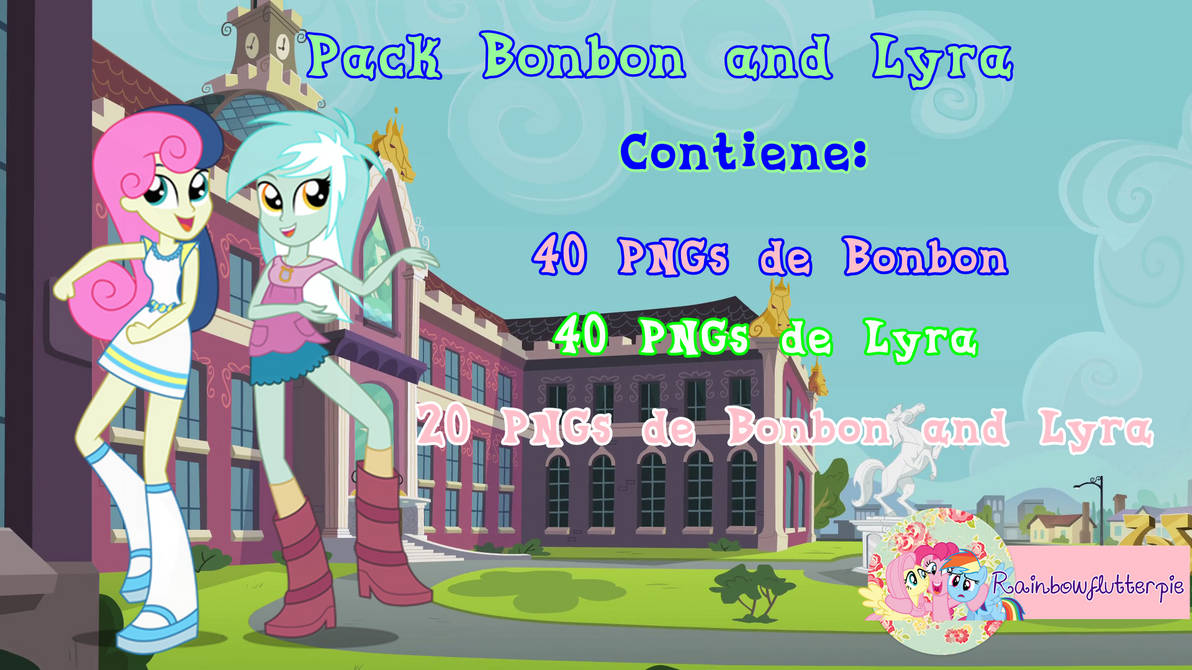 Pack Bonbon and Lyra by rainboflutter on DeviantArt