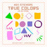 #20 Stickers: True Colors