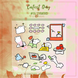 #55 Stickers: Cutest Day