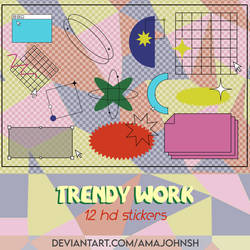 #84 Stickers: Trendy Work