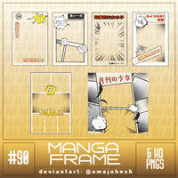 #90 Stickers: Manga Frame