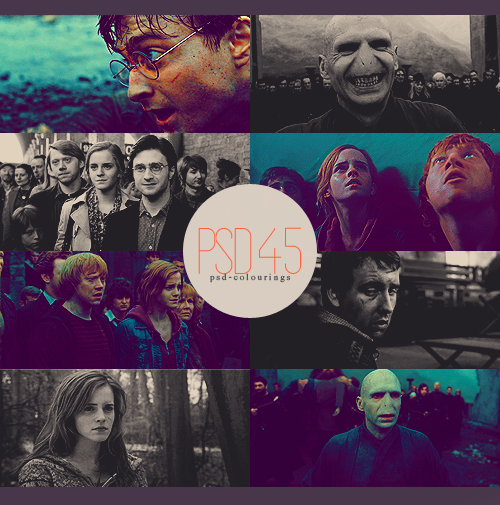 Harry Potter Screencaps PSD