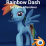 Rainbow Dash for Cycles Renderer (Blender)