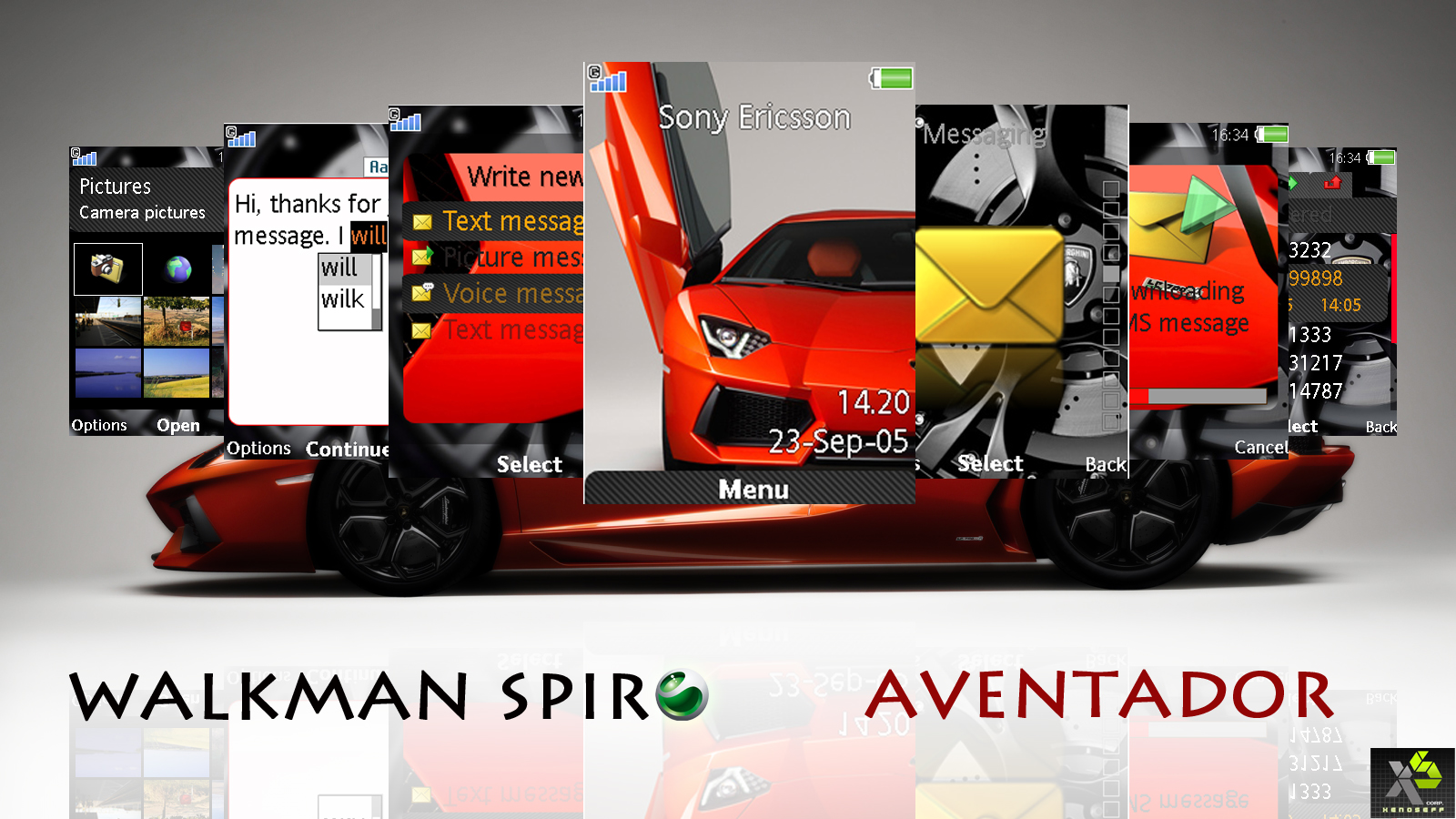 Aventador theme W100i Spiro