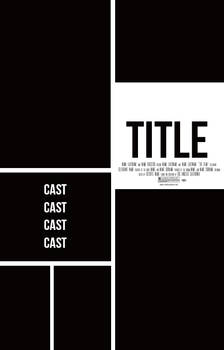 4 Grid Movie Poster Templates