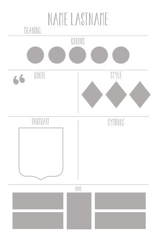 Moodboard Template 2 PSD