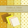 Simple Yellow Polka Dot Papers