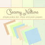 Creamy Nature Digital Paper Pack