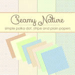 Creamy Nature Digital Paper Pack