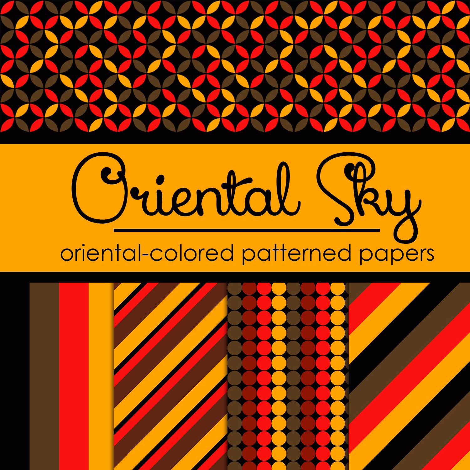 Free Oriental Sky: Oriental-Colored Papers