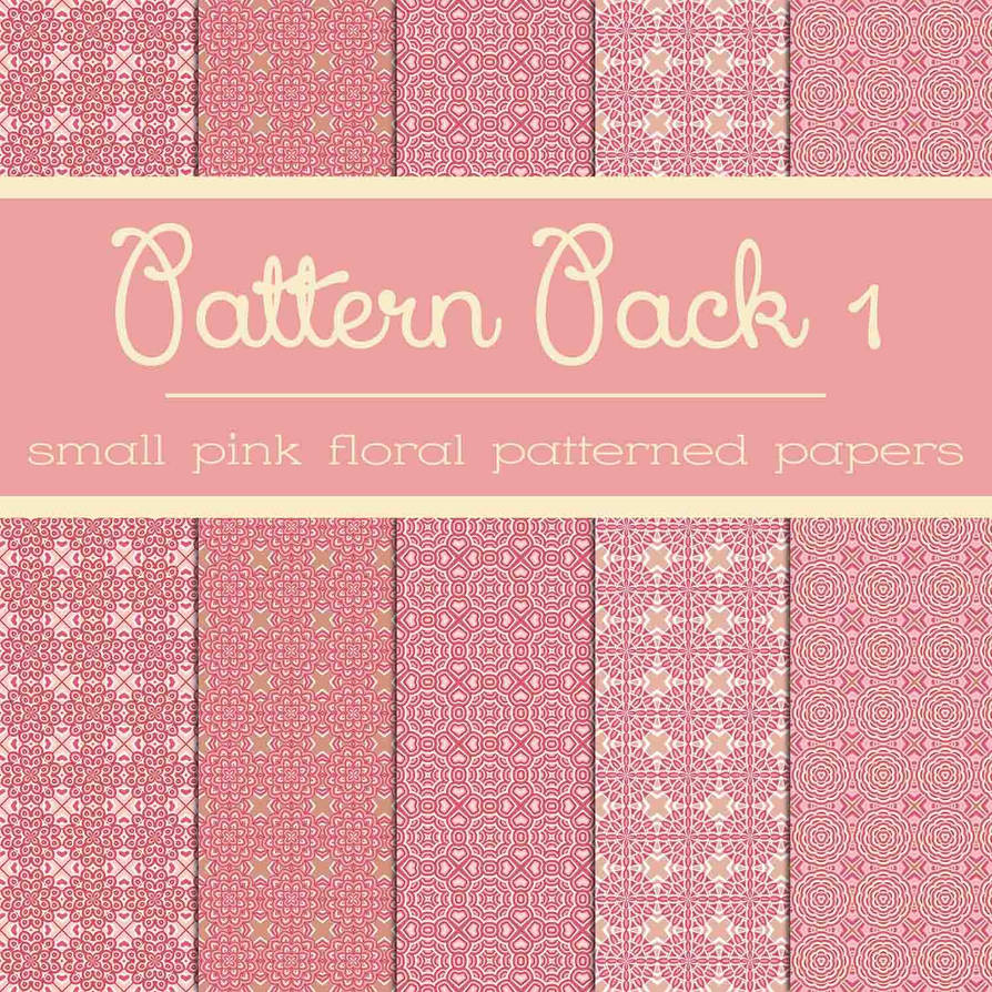 Pattern Pack Free Free Pattern Pack 1: Pink Floral by TeacherYanie on DeviantArt