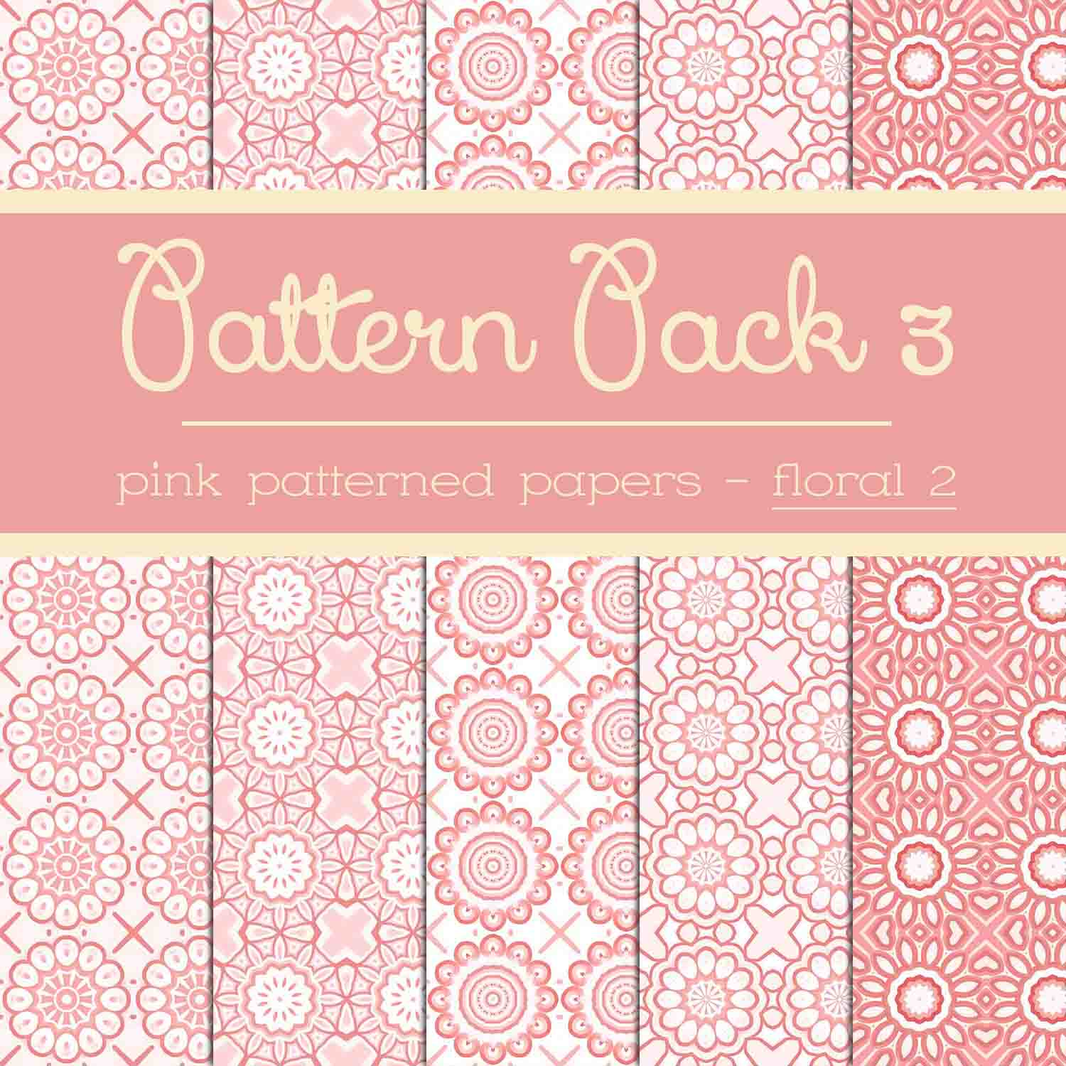 Free Pattern Pack 3: Pink Floral 2