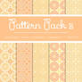 Free Pattern Pack 8: Orange Floral Patterns