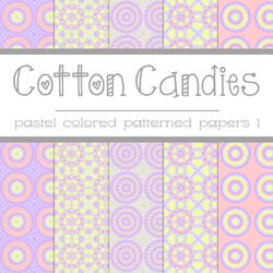 Free Cotton Candies: Pastel Patterned Papers