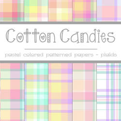 Free Cotton Candies: Pastel Plaids