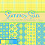 Free Summer Sun Patterned Papers