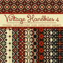 Free Vintage Handkies 4 Patterned Papers