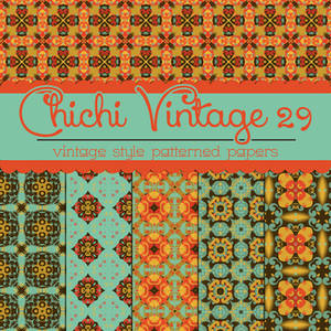 Free Chichi Vintage 29 Patterned Papers