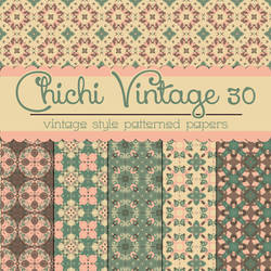 Free Chichi Vintage 30 Patterned Papers