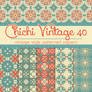 Free Chichi Vintage 40 Patterned Papers