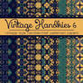 Free Vintage Handkies 6 Patterned Papers