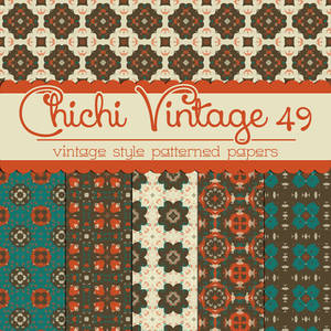 Free Chichi Vintage 49 Patterned Papers