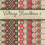 Free Vintage Handkies 7 Patterned Papers