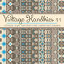 Free Vintage Handkies 11 Patterned Papers