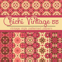 Free Chichi Vintage 55 Patterned Papers