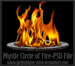 Mystic circle of fire-by-GothLyllyOn-Stock