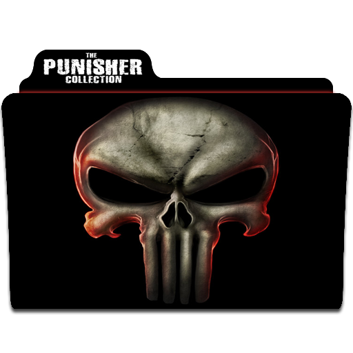 The Punisher Collection Movie Folder Icon By Newaged Clyde On Deviantart File folder with a skull icon white isolated on green background. punisher collection movie folder icon