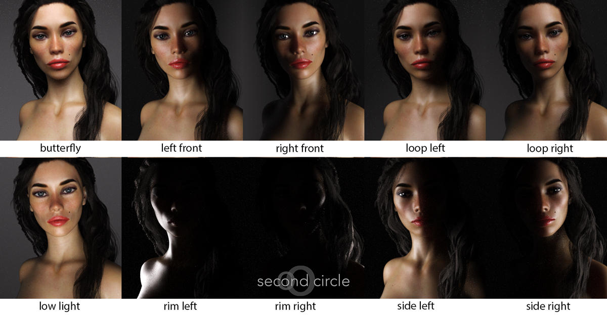 Tutorial Daz Simple 1 Light Lighting Presets by second circle