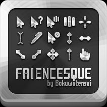 Faiencesque cursor set