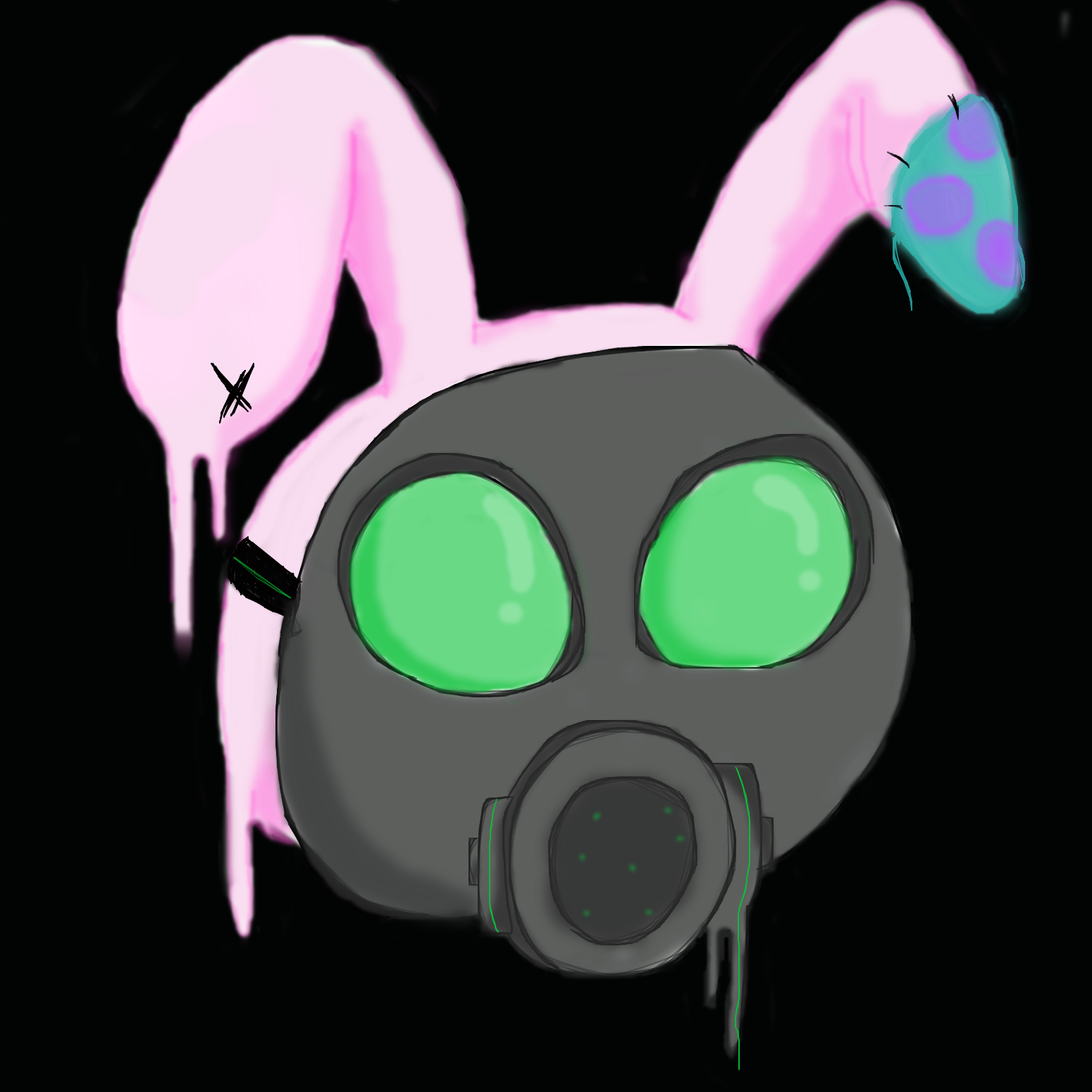 GasMask Bunny by Far2fosho on DeviantArt