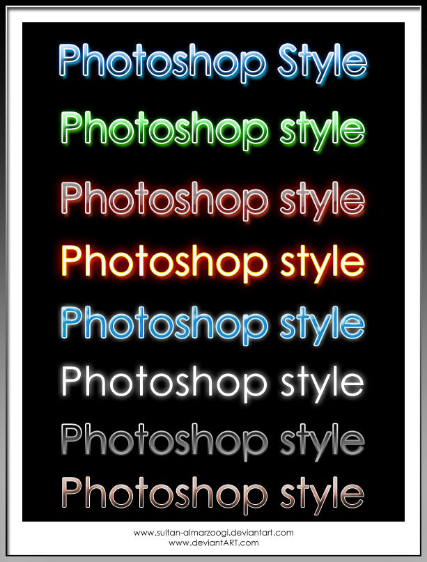 Phoo Style New photoshop styles by Sultan-Almarzoogi on DeviantArt