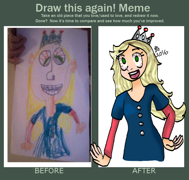 The World Is Mine! (Draw it again Challenge) by Fancy-Phantom on DeviantArt