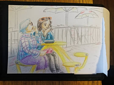 Urban Sketching Portraits - Show n Shine Kelowna
