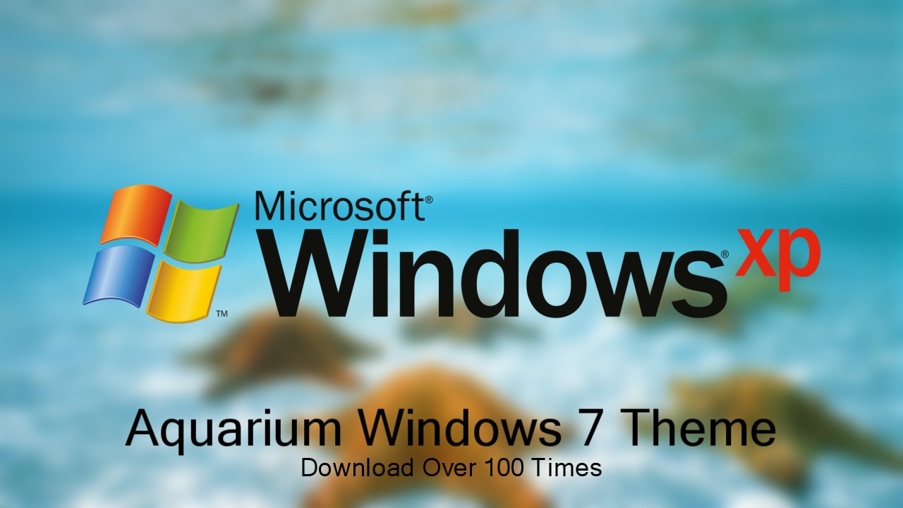 Windows XP Plus! Aquarium Theme For Windows 7 by nc3studios08 on DeviantArt