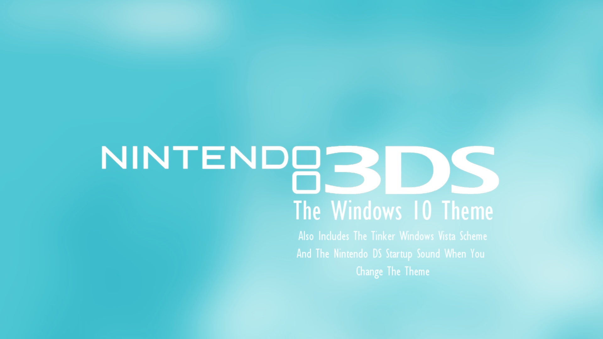 Nintendo 3DS Windows 10 Theme